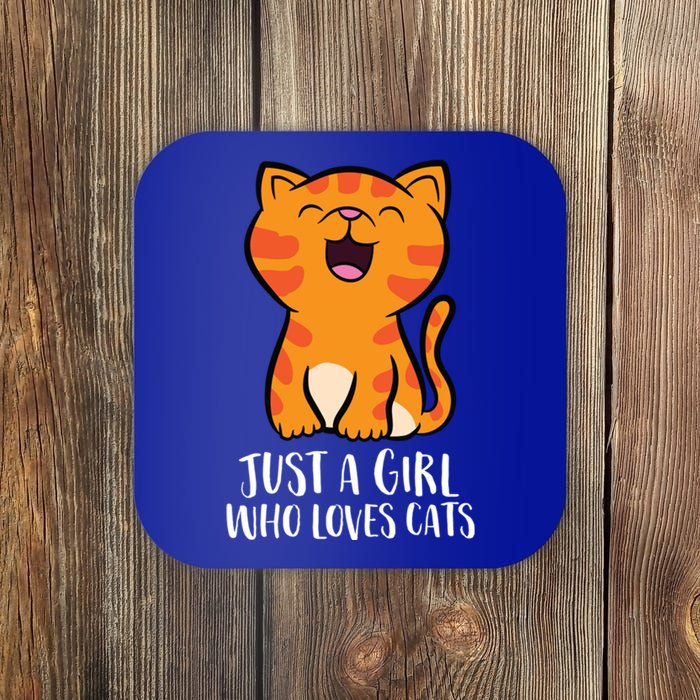 Just A Who Loves Cats Gift Coaster