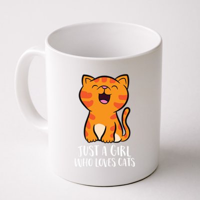 Just A Who Loves Cats Gift Coffee Mug