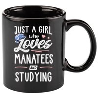 Just A Who Loves Atees And Studying Gift Funny Gift 11oz C Handle Ceramic Mug