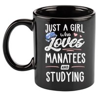 Just A Who Loves Atees And Studying Gift Funny Gift 11oz C Handle Ceramic Mug