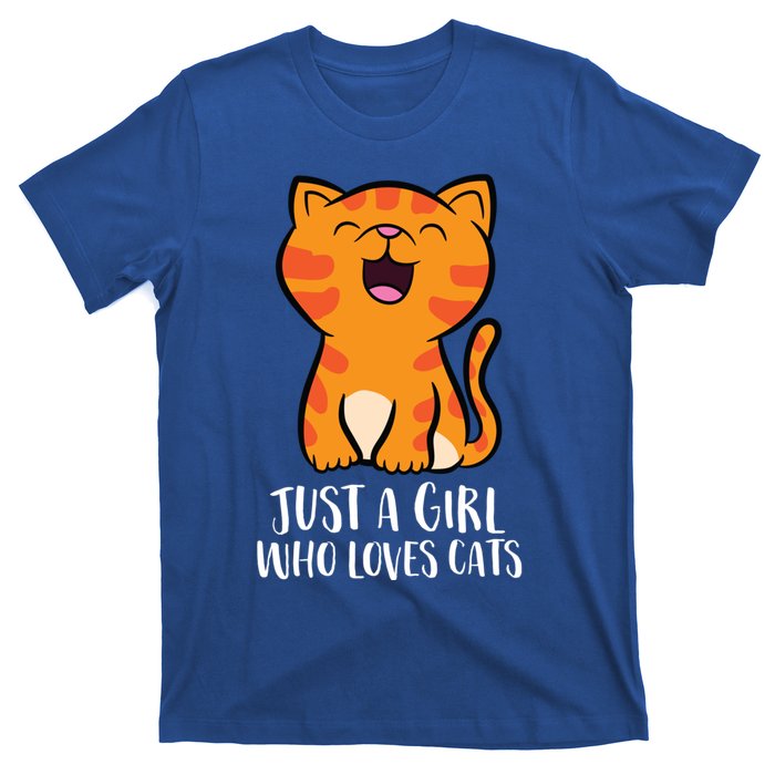 Just A Who Loves Cats Gift T-Shirt