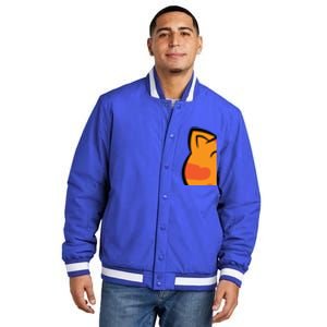 Just A Who Loves Cats Great Gift Insulated Varsity Jacket