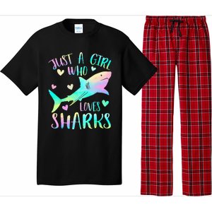 Just a Who Loves Sharks Cute Shark Lover Themed Pajama Set