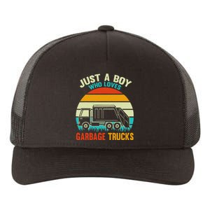 Just A Who Loves Garbage Trucks Yupoong Adult 5-Panel Trucker Hat