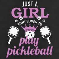 Just a Who Loves to Play Pickleball Funny Cool Comfort Performance Bucket Hat