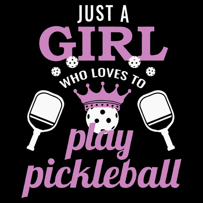 Just a Who Loves to Play Pickleball Funny Cooling Performance Crew T-Shirt