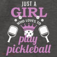 Just a Who Loves to Play Pickleball Funny Vector Backpack