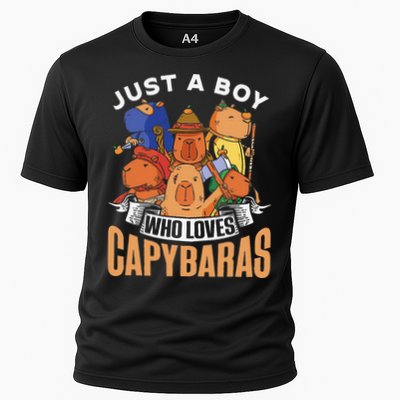 Just A  Who Loves Capybaras Animal Rodent Capybara Lover  Performance Shirt