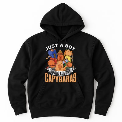 Just A  Who Loves Capybaras Animal Rodent Capybara Lover  Hoodie