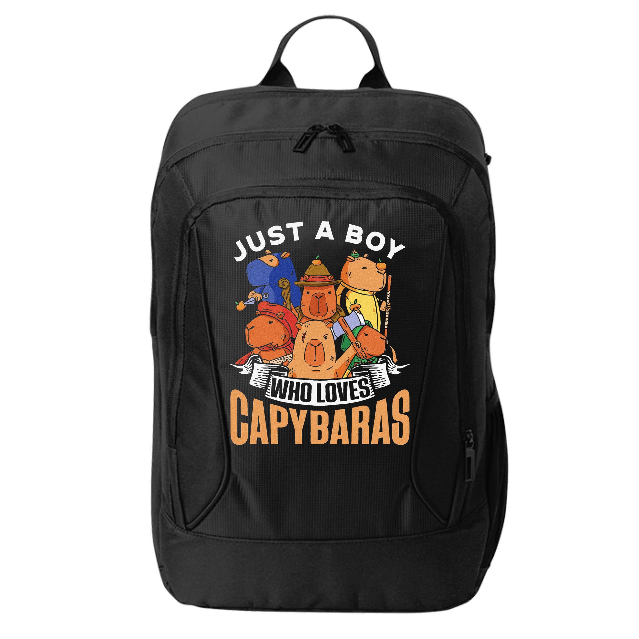 Just A  Who Loves Capybaras Animal Rodent Capybara Lover  City Backpack