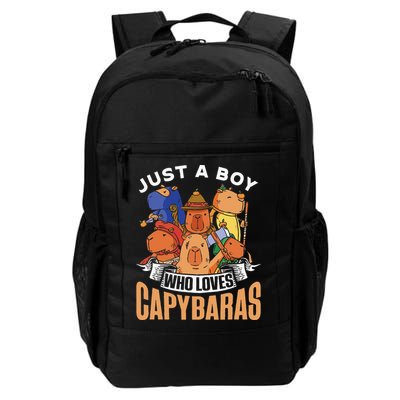 Just A  Who Loves Capybaras Animal Rodent Capybara Lover  Backpack