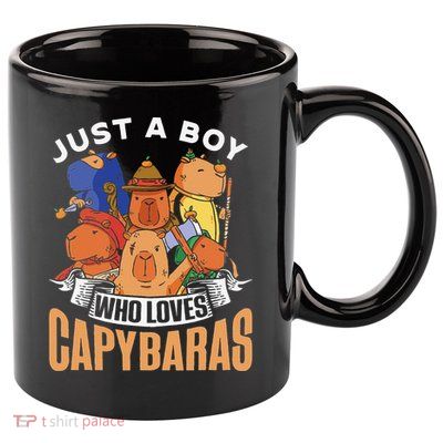 Just A  Who Loves Capybaras Animal Rodent Capybara Lover  11oz C Handle Ceramic Mug