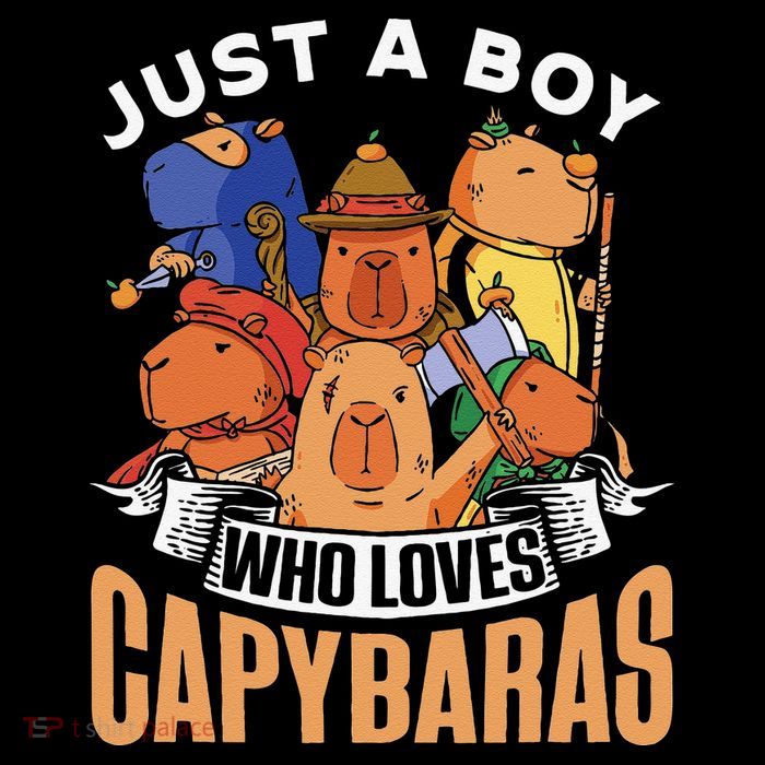 Just A  Who Loves Capybaras Animal Rodent Capybara Lover  Flatbill Hat