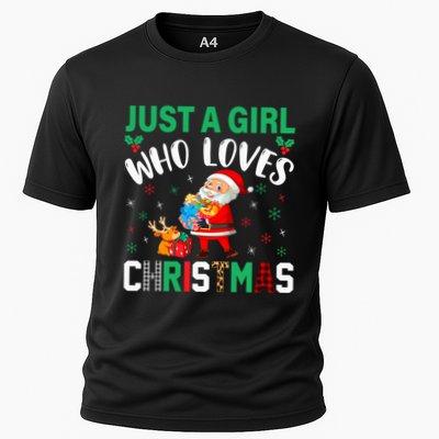 Just A Who Loves Christmas Holiday Season Cute Gift Performance Shirt