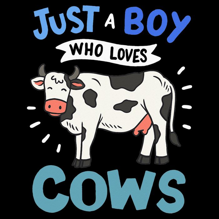 Just a  Who Loves Cows Funny Cows Lover Gift Cooling Performance Crew T-Shirt