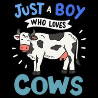 Just a  Who Loves Cows Funny Cows Lover Gift City Backpack