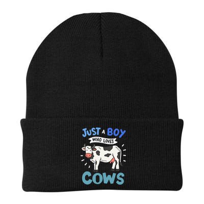 Just a  Who Loves Cows Funny Cows Lover Gift Beanie