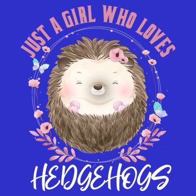 Just A Who Loves Hedgehogs Forest Animal Cute Hedgehog Gift T-Shirt