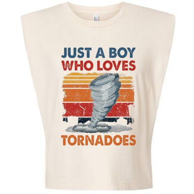 Just A Who Loves Tornado Garment-Dyed Women's Muscle Tee