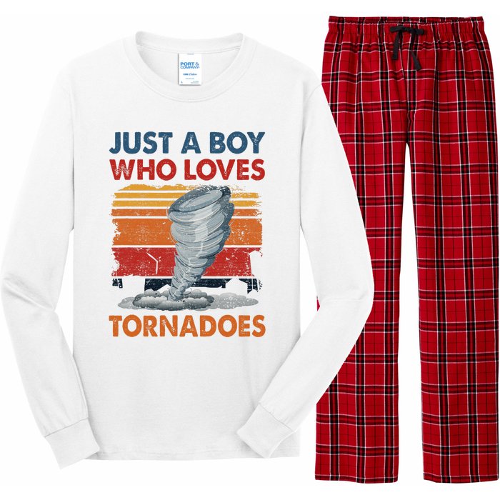 Just A Who Loves Tornado Long Sleeve Pajama Set