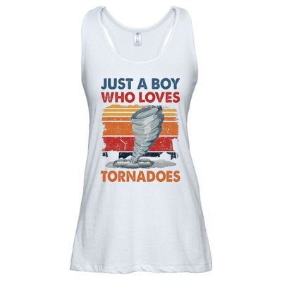 Just A Who Loves Tornado Ladies Essential Flowy Tank