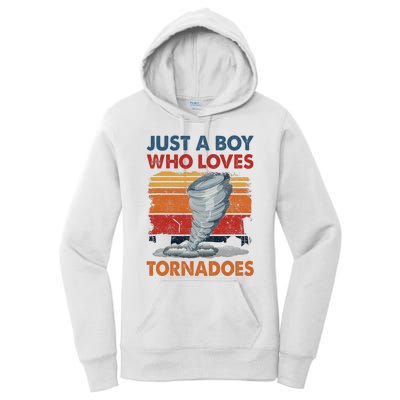 Just A Who Loves Tornado Women's Pullover Hoodie