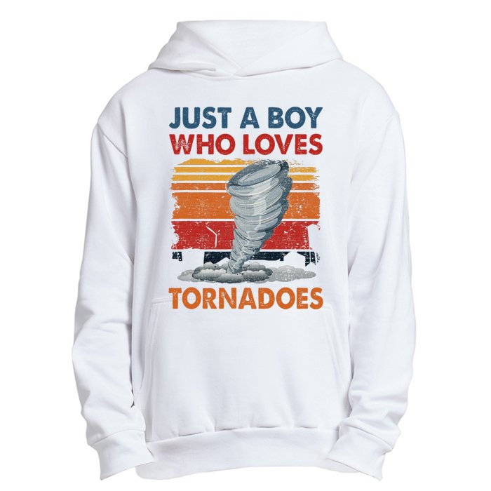 Just A Who Loves Tornado Urban Pullover Hoodie