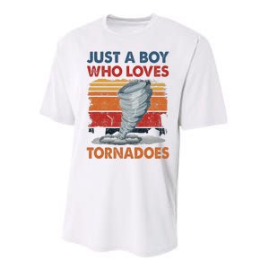 Just A Who Loves Tornado Performance Sprint T-Shirt