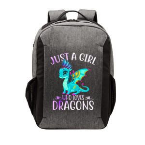 Just A Who Loves Dragons Dragon Lovers Gift Vector Backpack