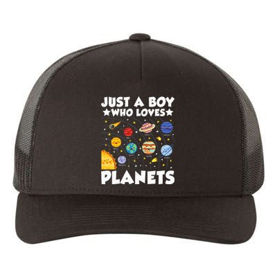 Just A Who Loves Planets Solar System Space Science Geek Yupoong Adult 5-Panel Trucker Hat