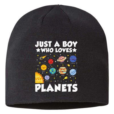 Just A Who Loves Planets Solar System Space Science Geek Sustainable Beanie