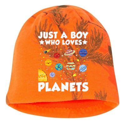 Just A Who Loves Planets Solar System Space Science Geek Kati - Camo Knit Beanie