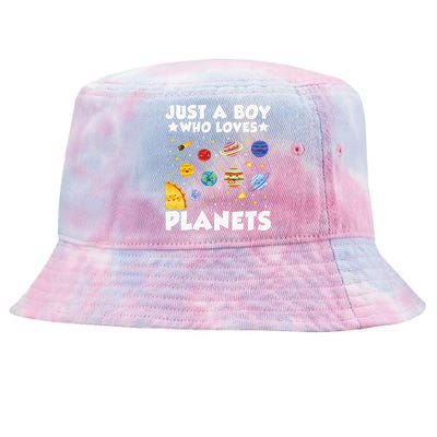 Just A Who Loves Planets Solar System Space Science Geek Tie-Dyed Bucket Hat