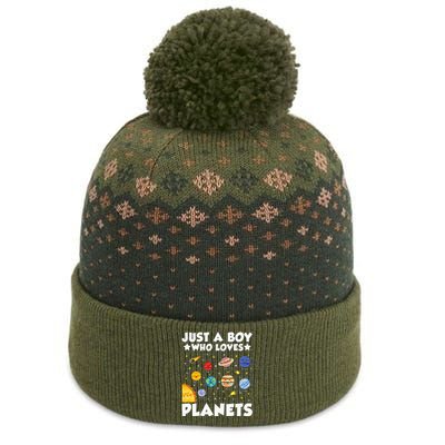 Just A Who Loves Planets Solar System Space Science Geek The Baniff Cuffed Pom Beanie