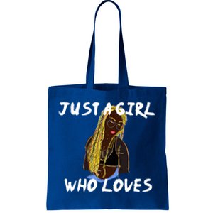 Just A Who Loves African American Anime Gift Tote Bag