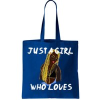 Just A Who Loves African American Anime Gift Tote Bag