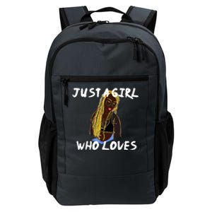 Just A Who Loves African American Anime Gift Daily Commute Backpack