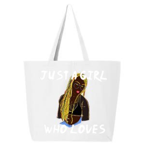 Just A Who Loves African American Anime Gift 25L Jumbo Tote