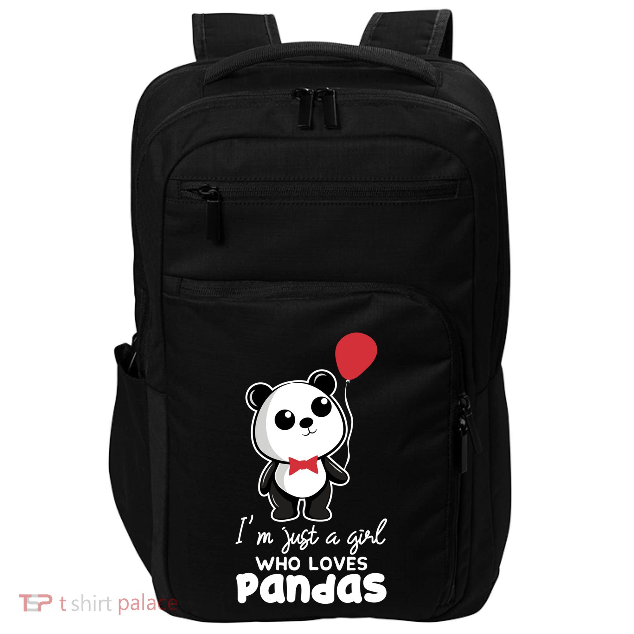 Just A Who Loves Pandas Panda Meaningful Gift Funny Gift Impact Tech Backpack