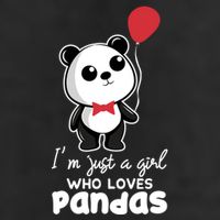 Just A Who Loves Pandas Panda Meaningful Gift Funny Gift 11oz C Handle Ceramic Mug