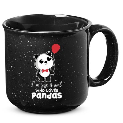 Just A Who Loves Pandas Panda Meaningful Gift Funny Gift 15oz Campfire Ceramic Mug