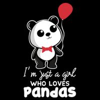 Just A Who Loves Pandas Panda Meaningful Gift Funny Gift Cooling Performance Long Sleeve Crew