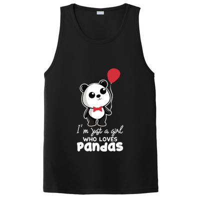 Just A Who Loves Pandas Panda Meaningful Gift Funny Gift PosiCharge Competitor Tank