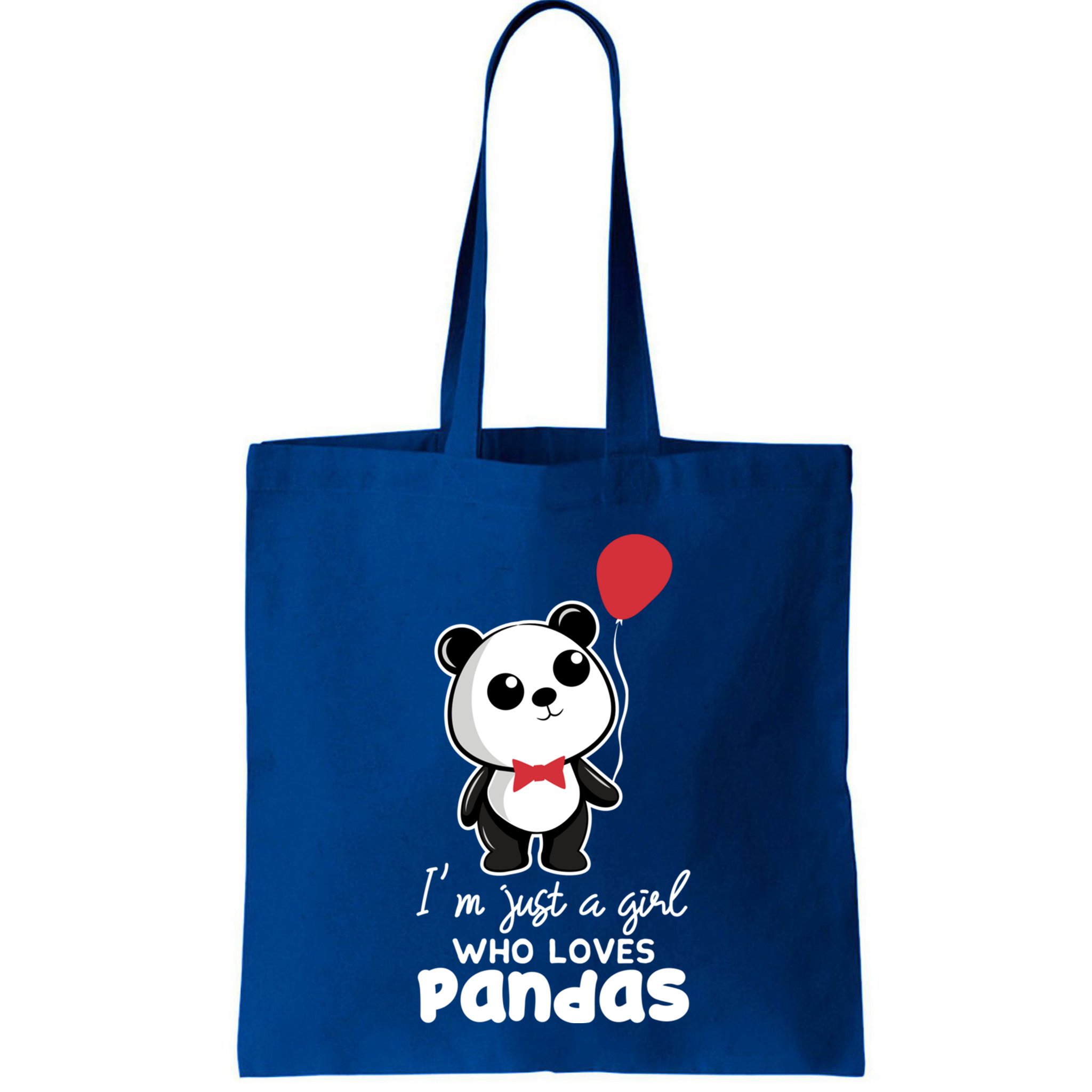 Just A Who Loves Pandas Panda Meaningful Gift Funny Gift Bag