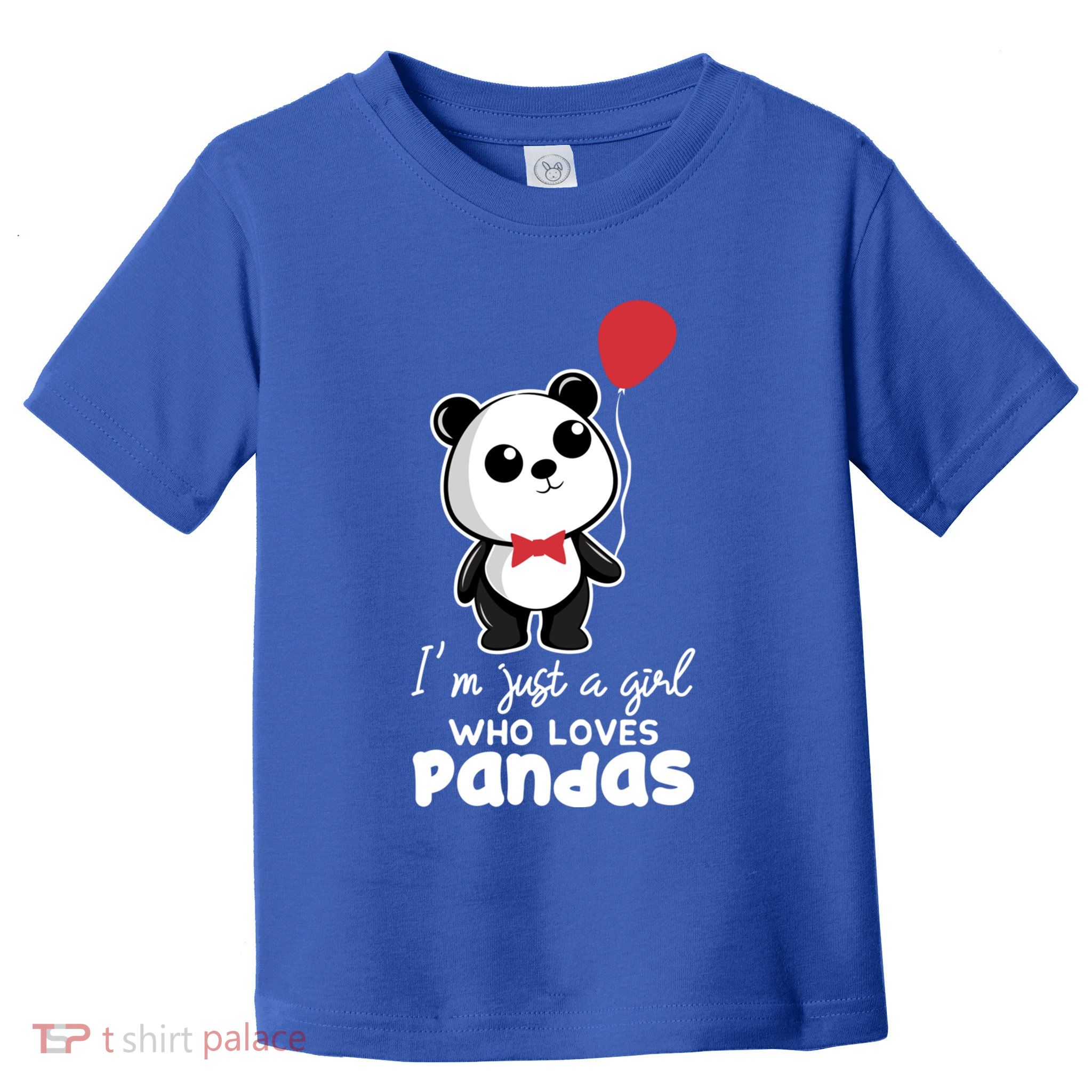 Just A Who Loves Pandas Panda Meaningful Gift Funny Gift Toddler T-Shirt