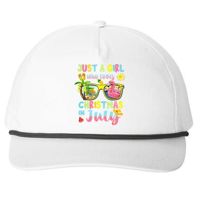 Just A Who Loves Christmas In July Summer Snapback Five-Panel Rope Hat