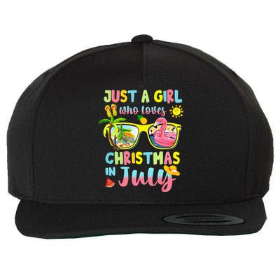 Just A Who Loves Christmas In July Summer Wool Snapback Cap