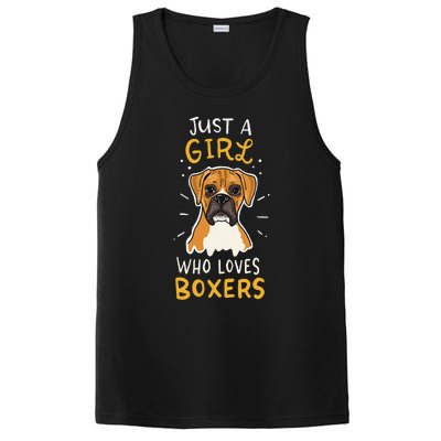 Just A Who Loves Boxers Dog School Gift PosiCharge Competitor Tank