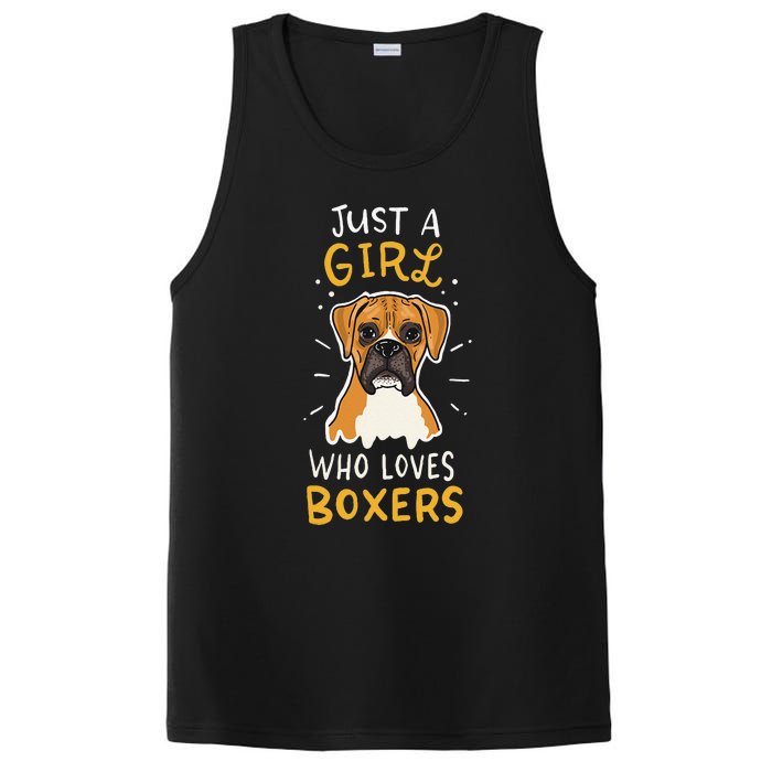 Just A Who Loves Boxers Dog School Gift PosiCharge Competitor Tank