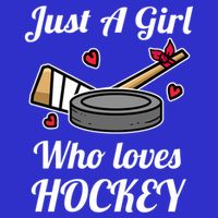 Just A Who Loves Hockey Ice Hockey Jersey Meaningful Gift Tank Top